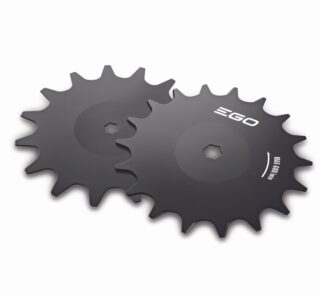 Dwie przeciwbieżne tarcze tnące EGO Power + ABR2300